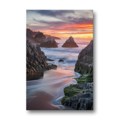 Bandon Rocky Shoreline - Canvas Wall Art - Front