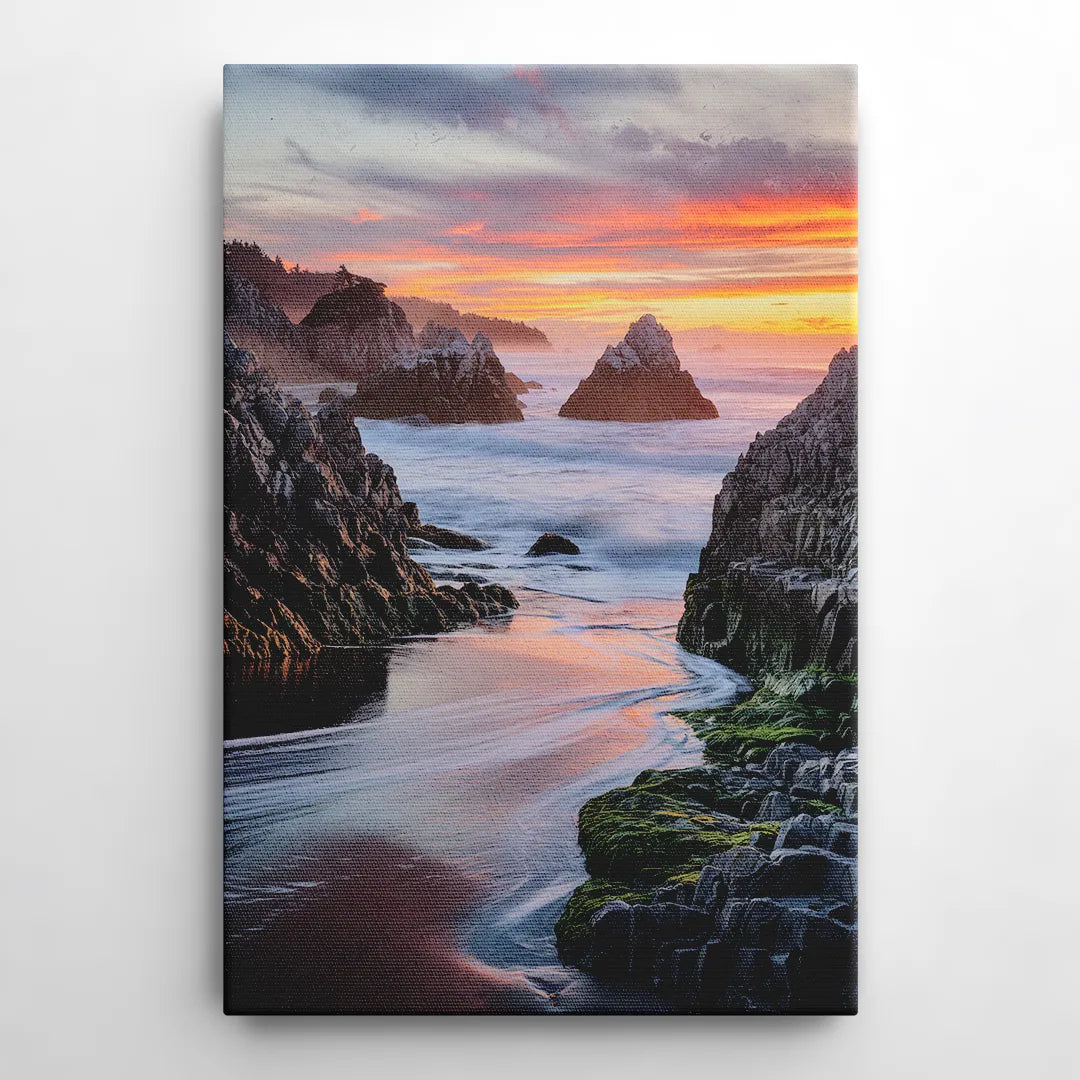 Bandon Rocky Shoreline - Canvas Wall Art