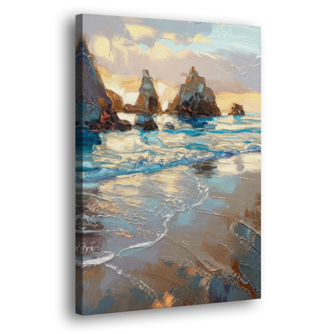 Bandon Seaside Serenity - Canvas Wall Art - Side