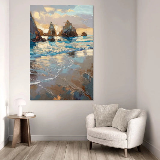 Bandon Seaside Serenity - Canvas Wall Art - Sofa - 40x60