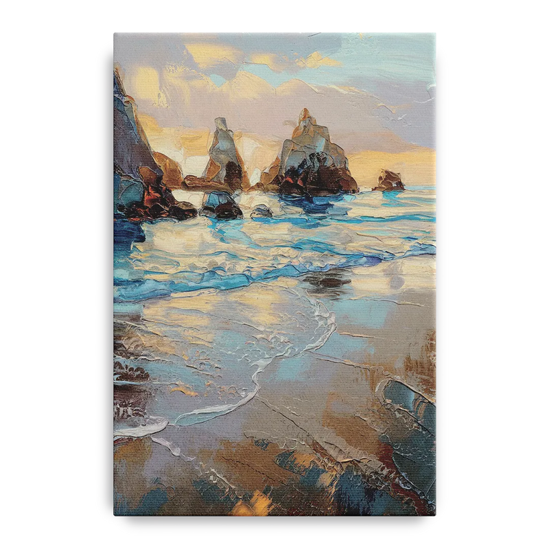 Bandon Seaside Serenity Front - Canvas Wall Art
