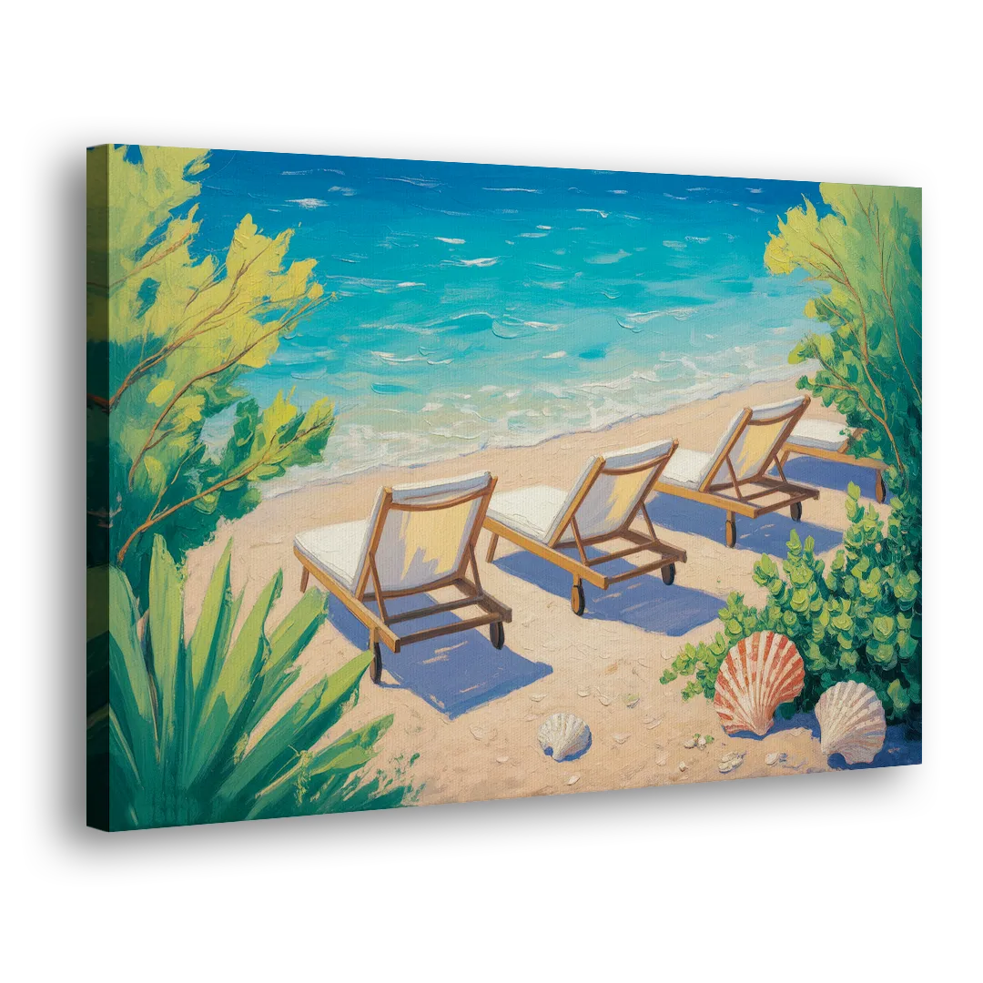 Banje Beach Bliss Side - Canvas Wall Art