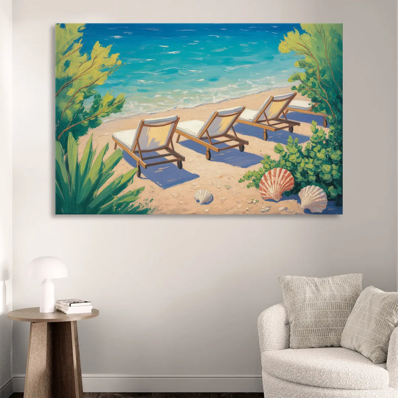 Banje Beach Bliss Sitting Room - Canvas Wall Art