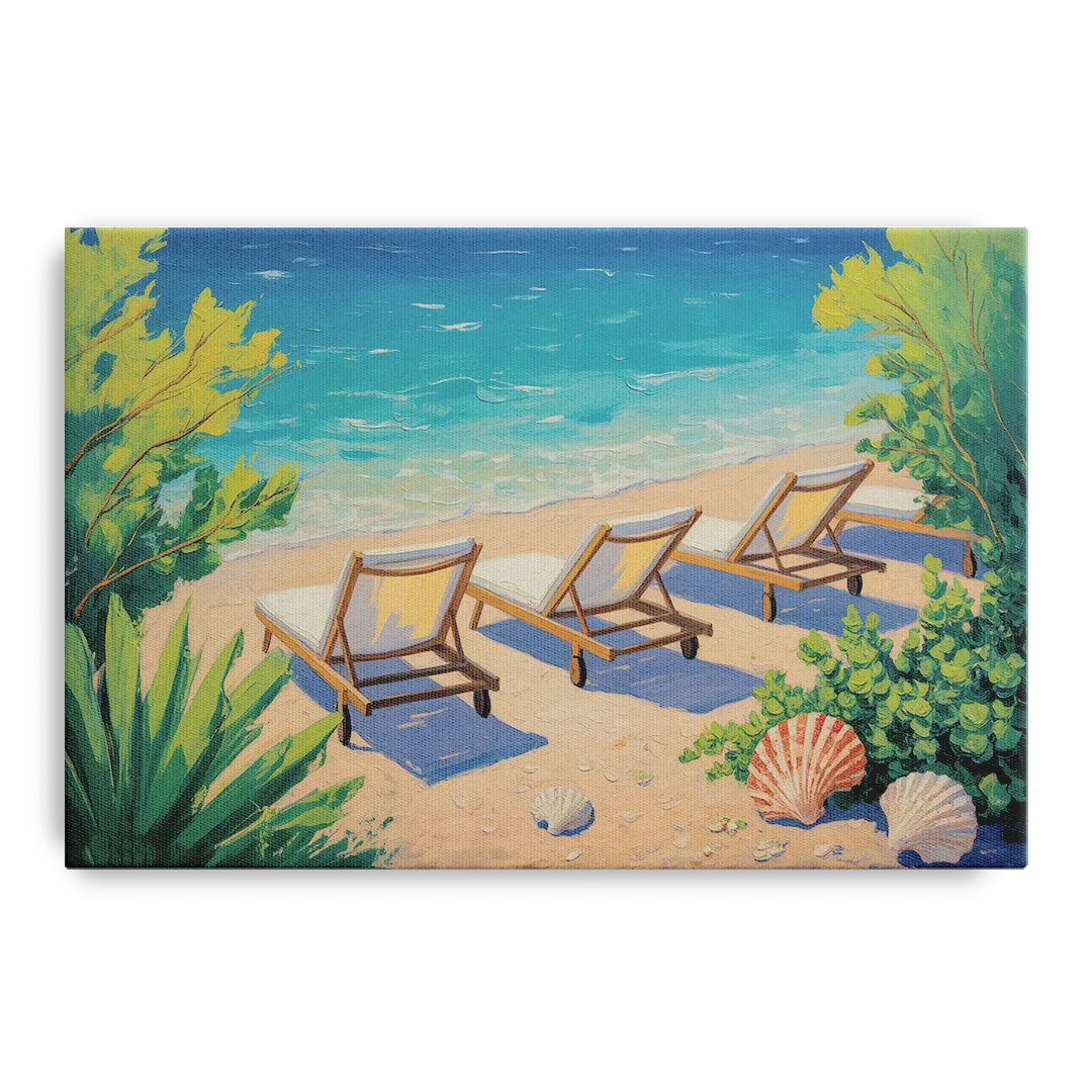 Banje Beach Bliss Front - Canvas Wall Art