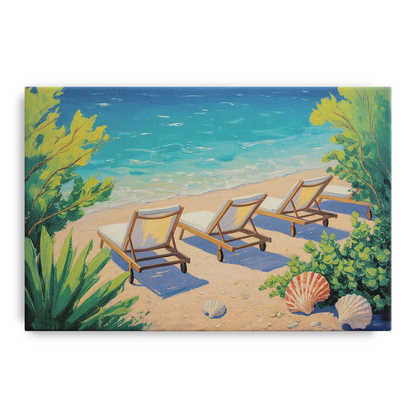 Banje Beach Bliss Front - Canvas Wall Art