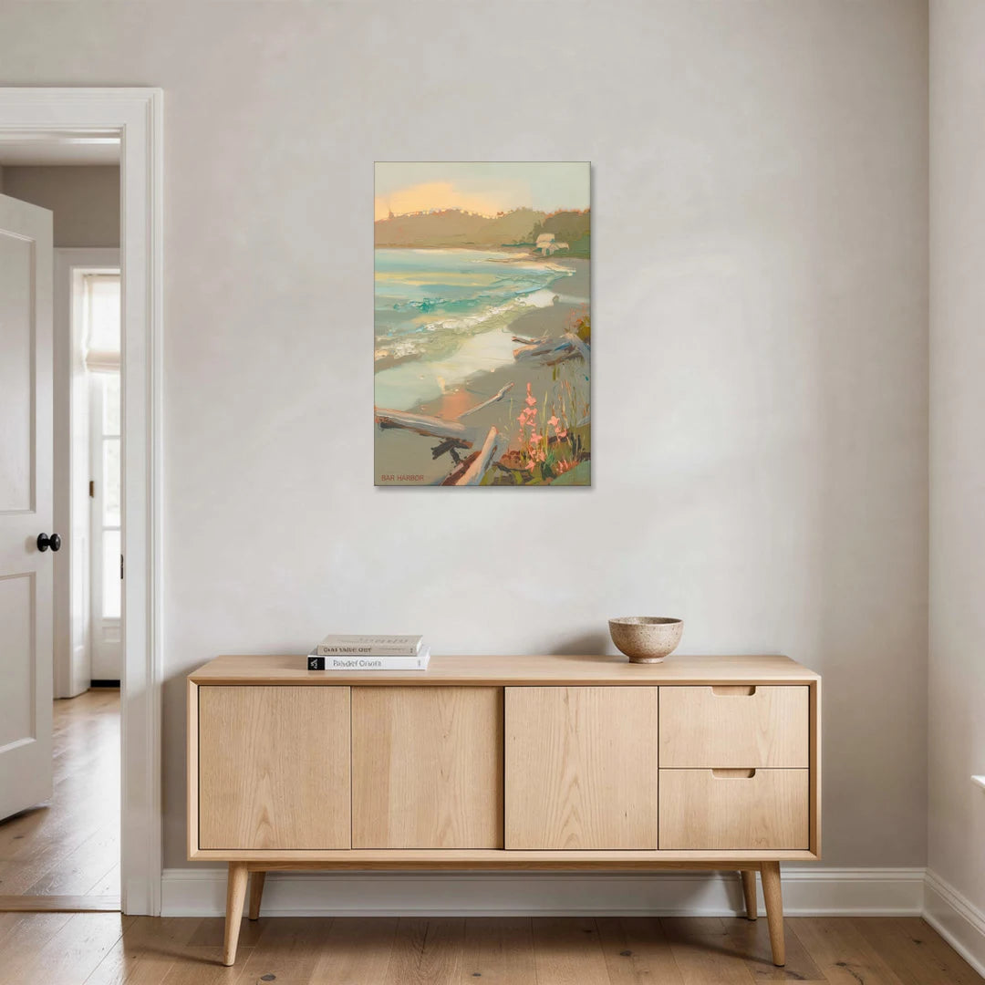 Bar Harbor Coastal Serenity - Canvas Wall Art - Coffee Table - 24x36