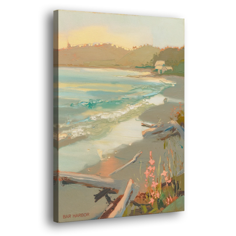 Bar Harbor Coastal Serenity - Canvas Wall Art - Side