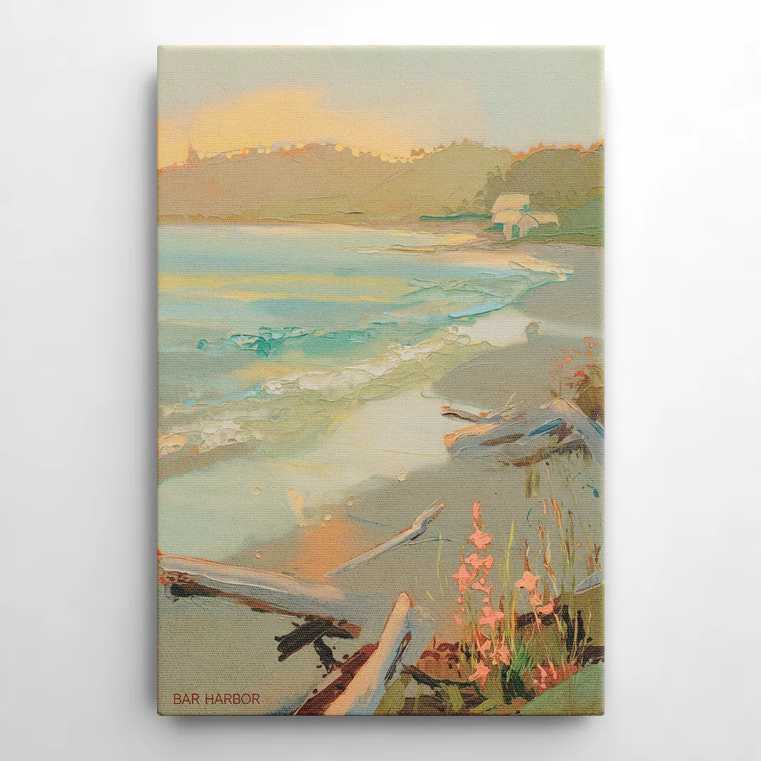 Bar Harbor Coastal Serenity - Canvas Wall Art