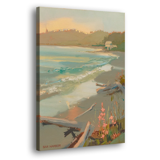 Bar Harbor Coastal Serenity Side - Canvas Wall Art