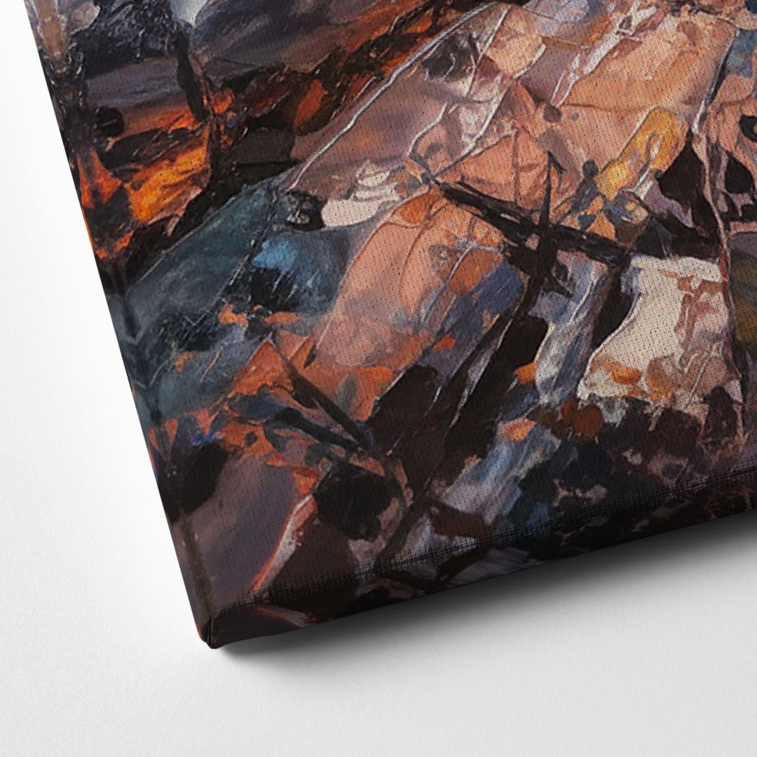 Bar Harbor Lighthouse Landscape Canvas Close Up