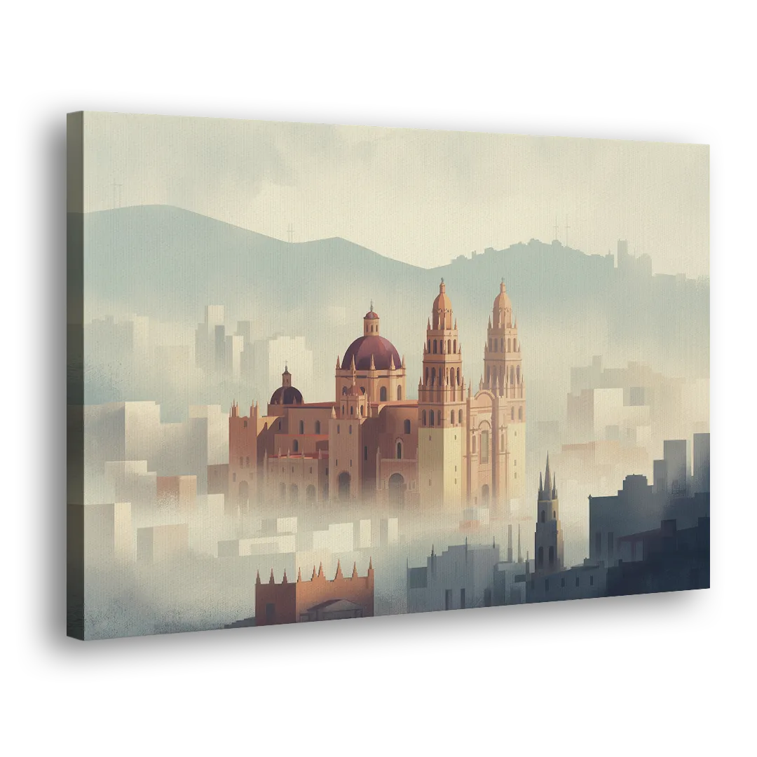 Basílica de Guanajuato Side - Canvas Wall Art