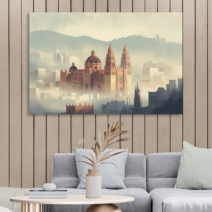 Basílica de Guanajuato Sitting Room - Canvas Wall Art