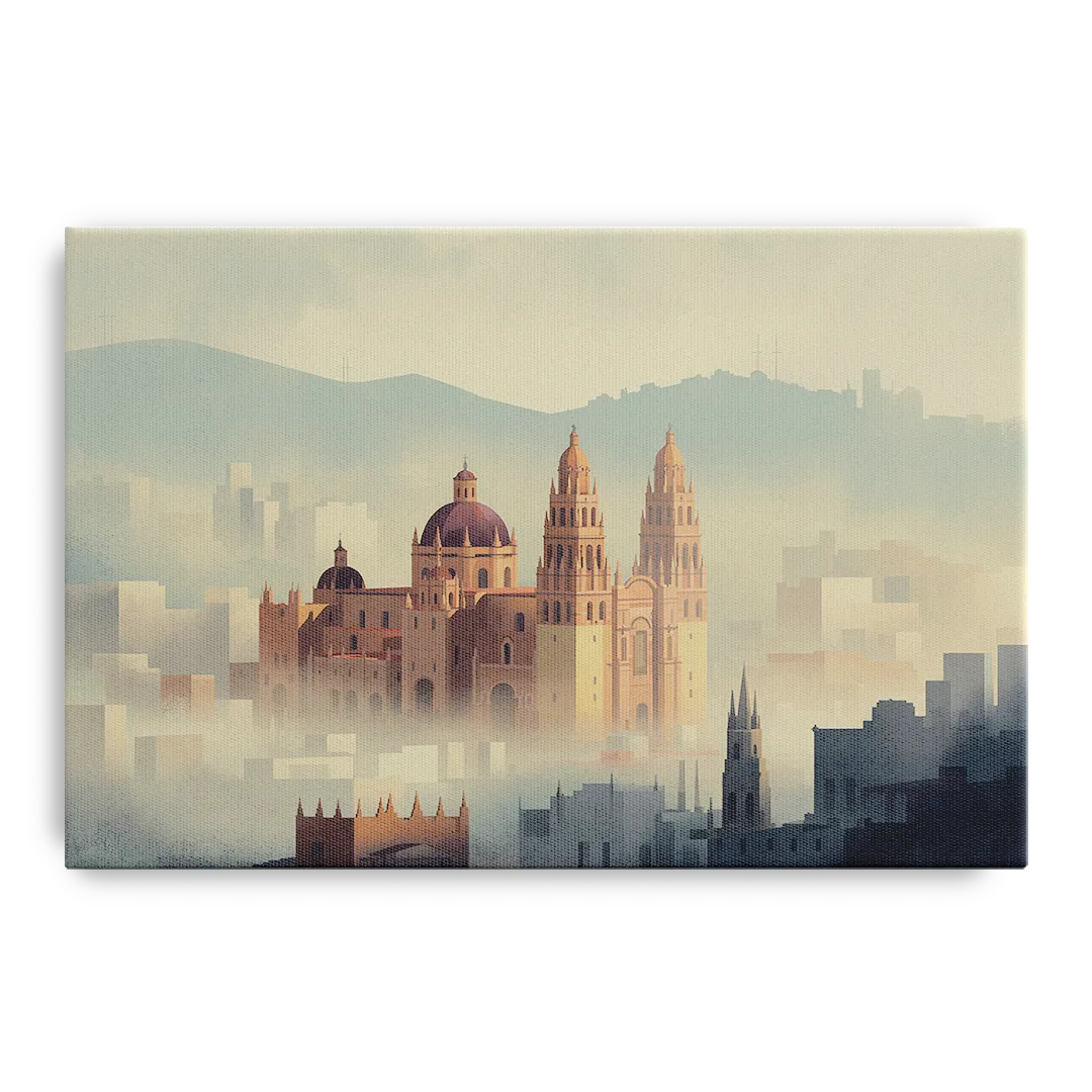 Basílica de Guanajuato Front - Canvas Wall Art