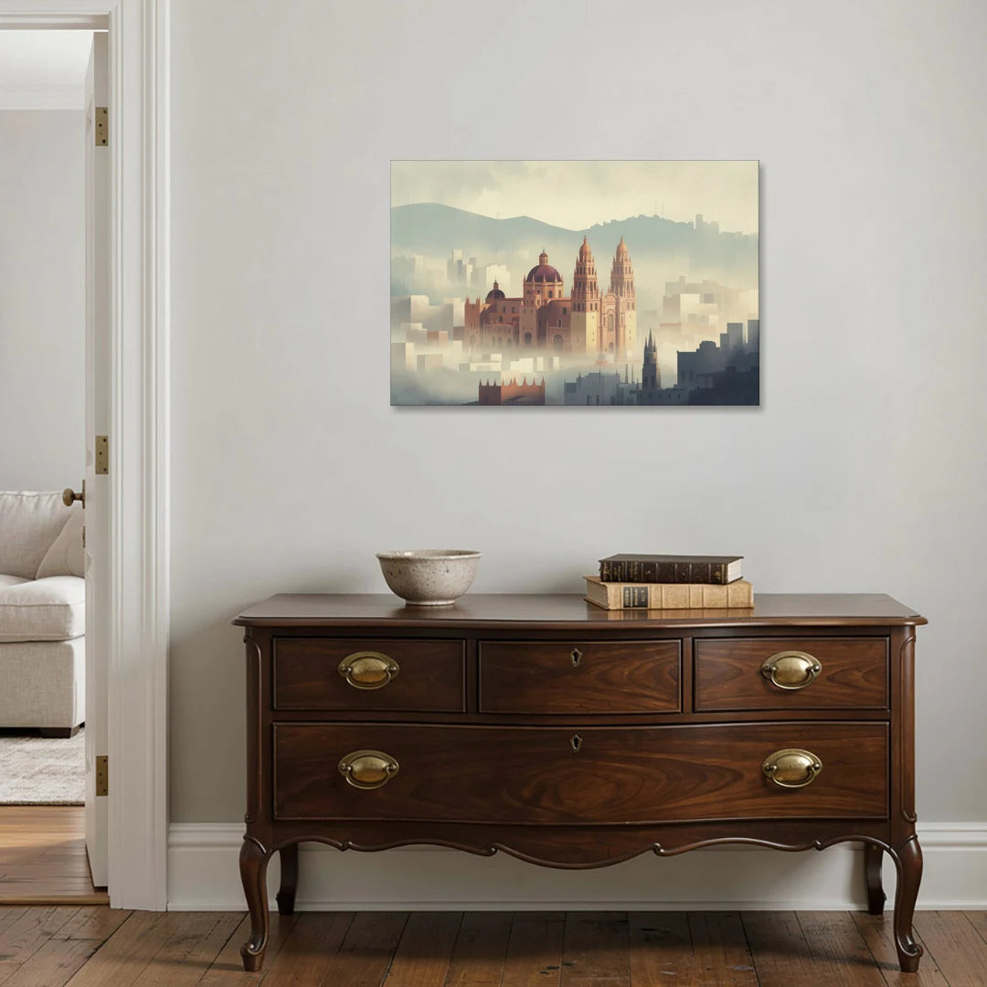 Basílica de Guanajuato - Canvas Wall Art - Coffee Table - 36x24