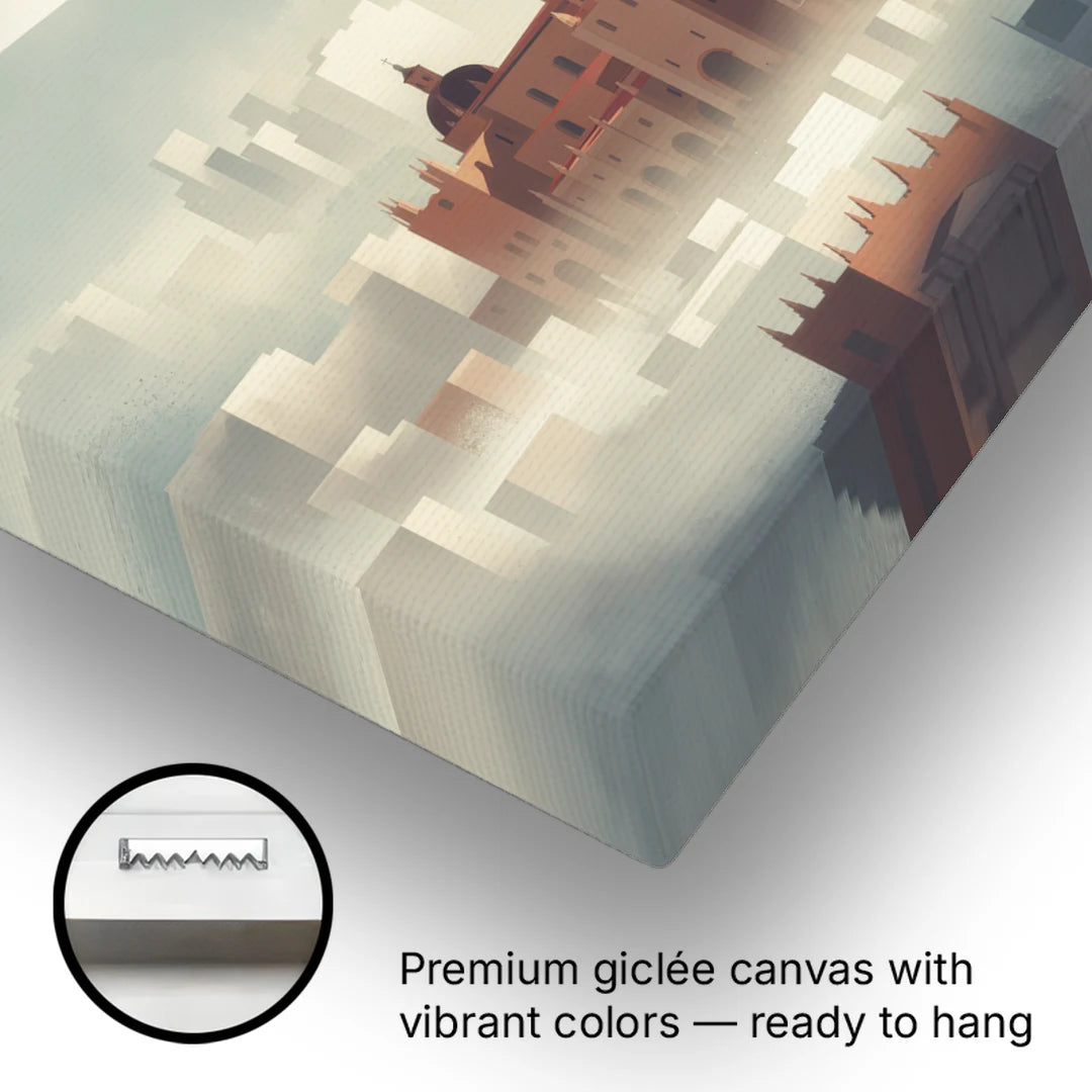 Basílica de Guanajuato - Canvas Wall Art - Gallery Wrap Corner
