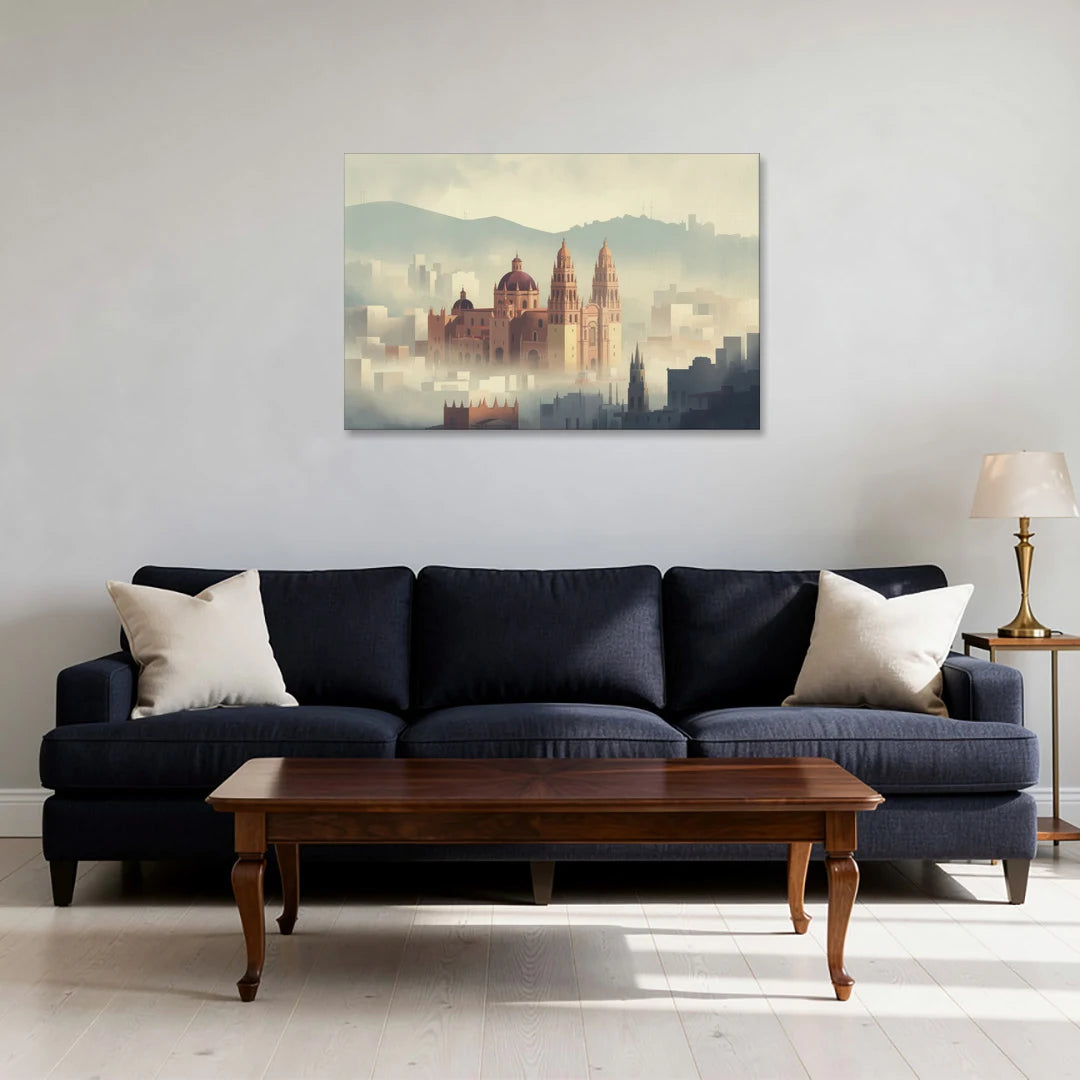 Basílica de Guanajuato - Canvas Wall Art - Sofa - 36x24