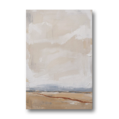 Bedroom Abstract Wall Art of Ochre Field - Canvas Wall Art - Front