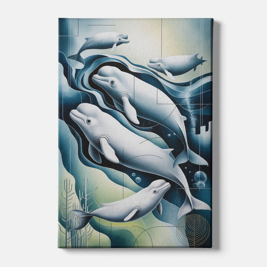 Beluga Waters - Canvas Wall Art