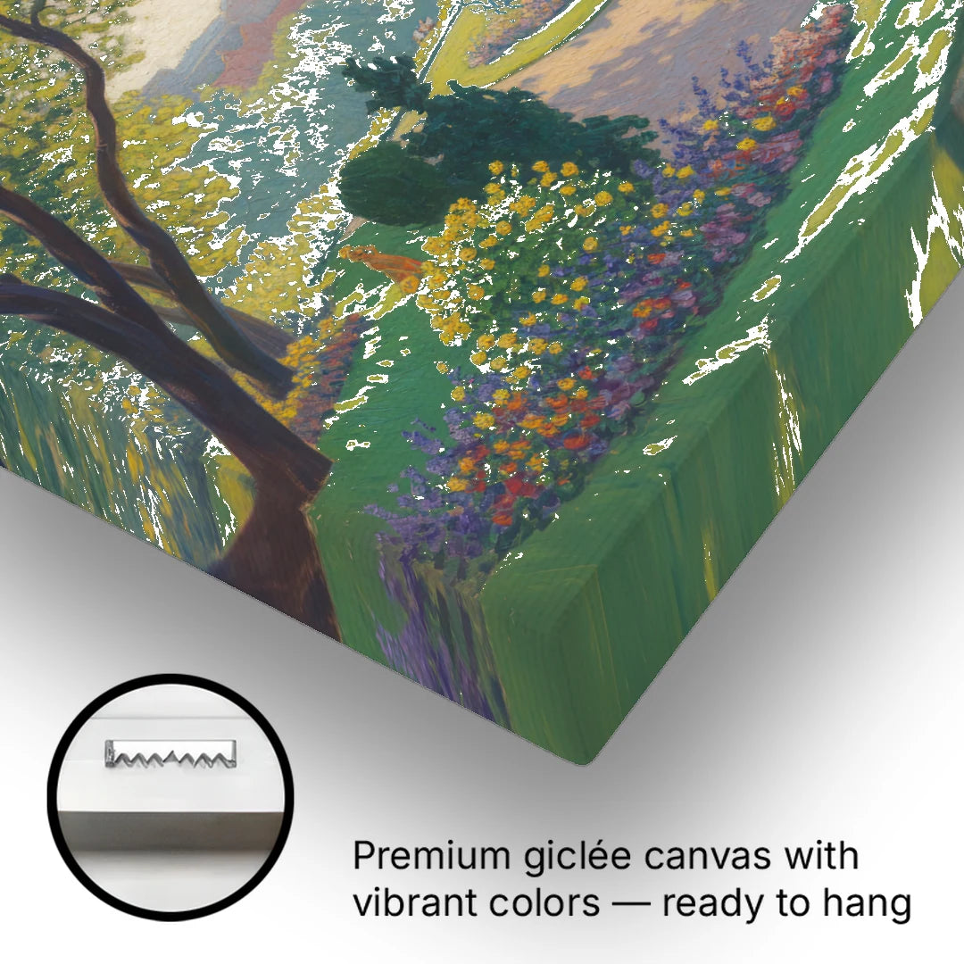 Bernardine Gardens - Canvas Wall Art - Gallery Wrap Corner