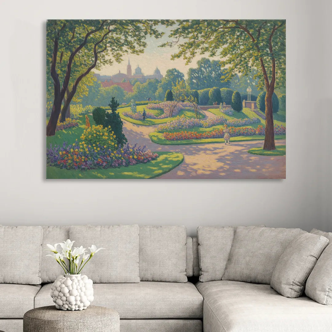 Bernardine Gardens Sitting Room - Canvas Wall Art