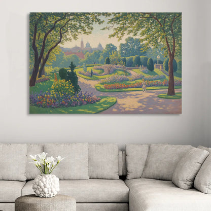 Bernardine Gardens Sitting Room - Canvas Wall Art