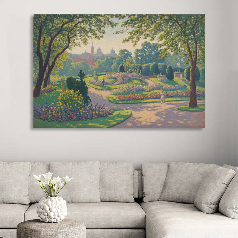 Bernardine Gardens Sitting Room - Canvas Wall Art