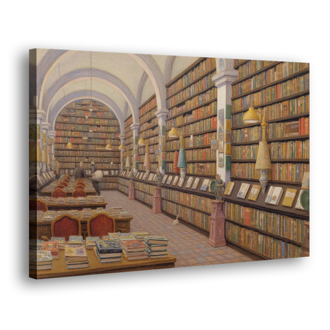Biblioteca Palafoxiana - Canvas Wall Art