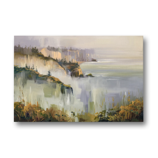 Big Sur Morning Fog - Canvas Wall Art - Front