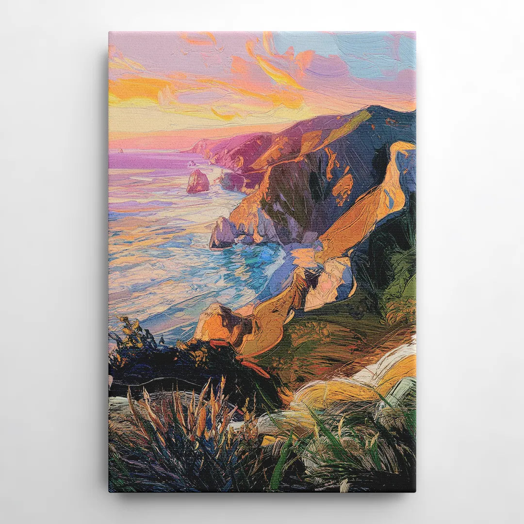 Big Sur Mountain Views - Canvas Wall Art