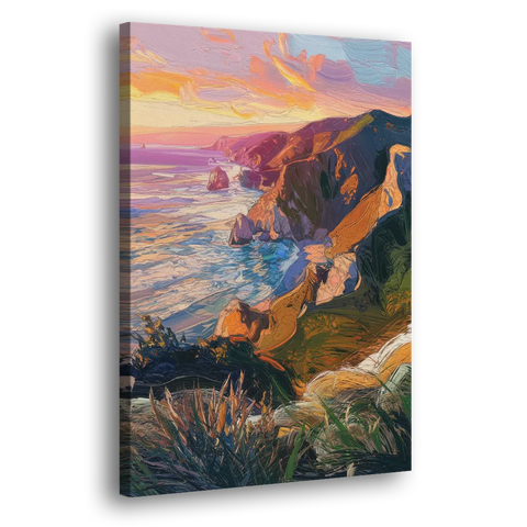 Big Sur Mountain Views - Canvas Wall Art