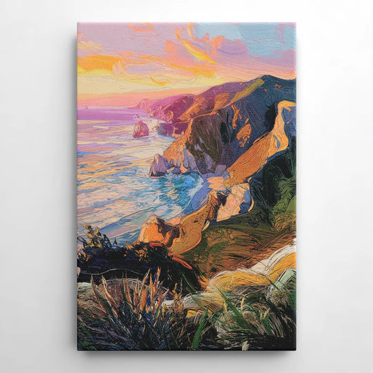 Big Sur Mountain Views - Canvas Wall Art