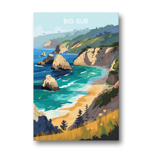 Big Sur Nature Escape - Canvas Wall Art - Front