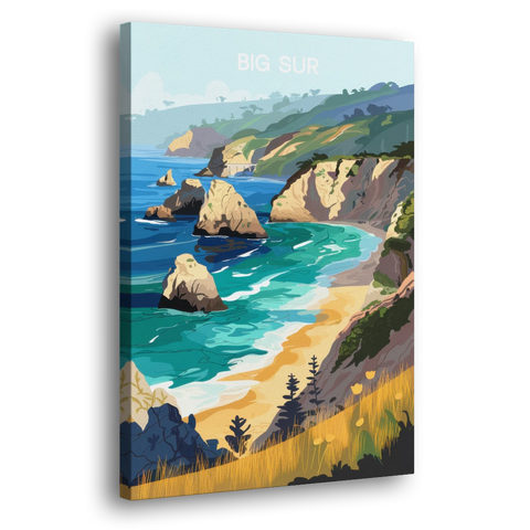 Big Sur Nature Escape - Canvas Wall Art - Side