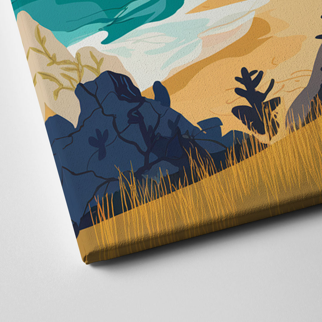 Big Sur Nature Escape Canvas Close Up