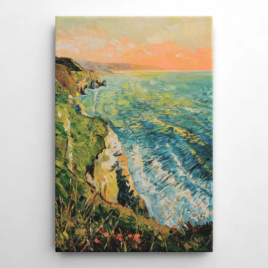 Big Sur Ocean Cliffs - Canvas Wall Art