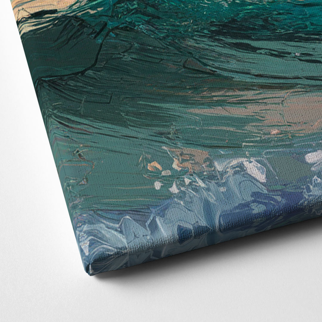 Big Sur Pacific Waves Canvas Close Up