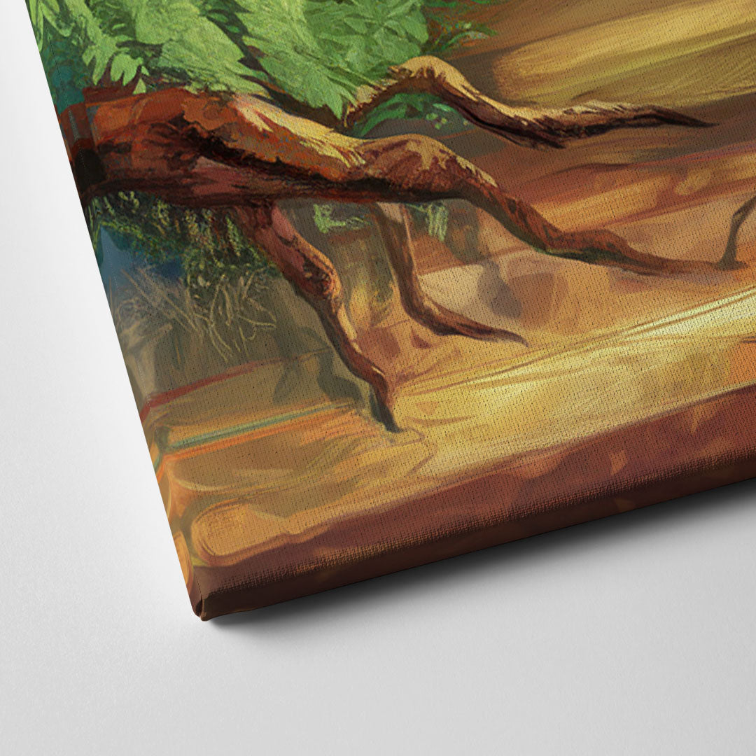 Big Sur Redwood Forest Canvas Close Up