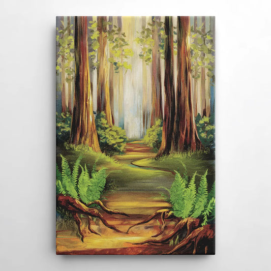 Big Sur Redwood Forest - Canvas Wall Art