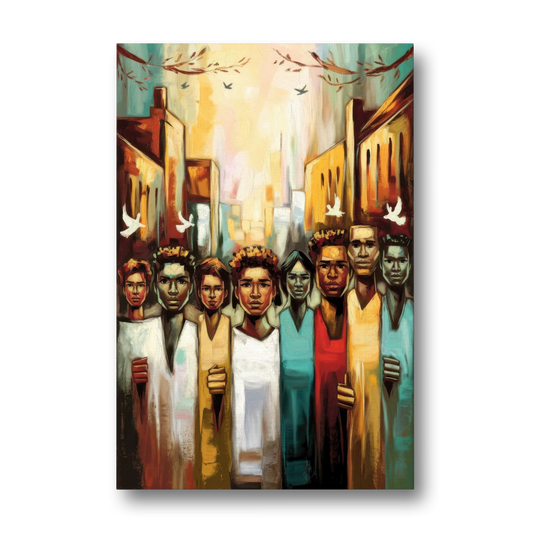 Birmingham Civil Rights District - Canvas Wall Art - Front