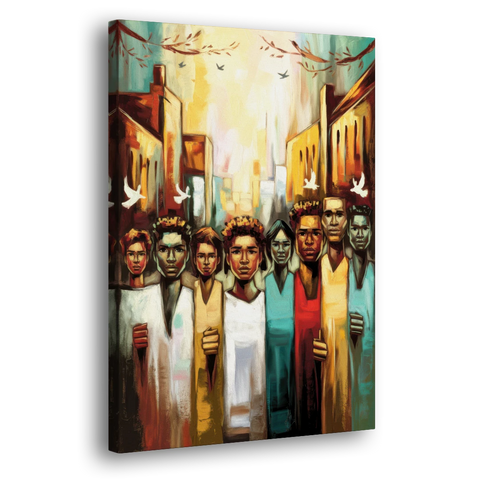 Birmingham Civil Rights District - Canvas Wall Art - Side