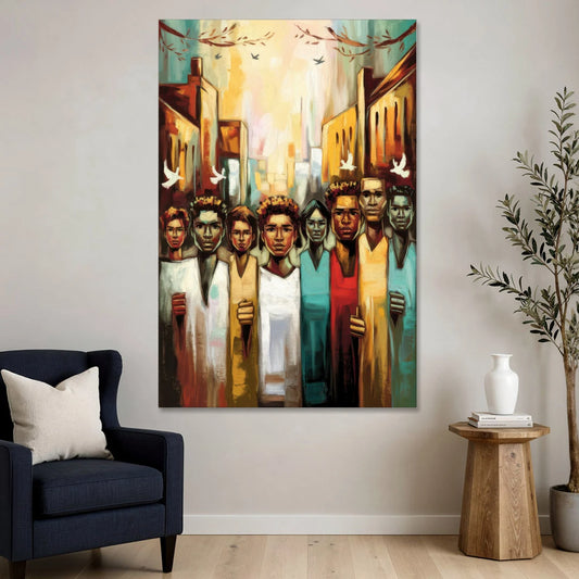 Birmingham Civil Rights District - Canvas Wall Art - Sofa - 40x60