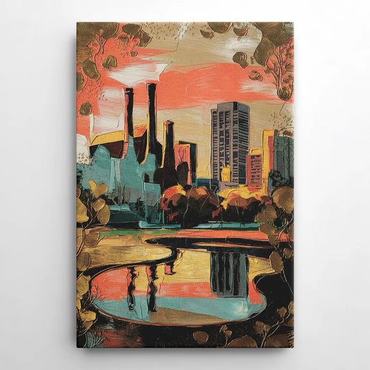 Birmingham Historic Landmarks - Canvas Wall Art