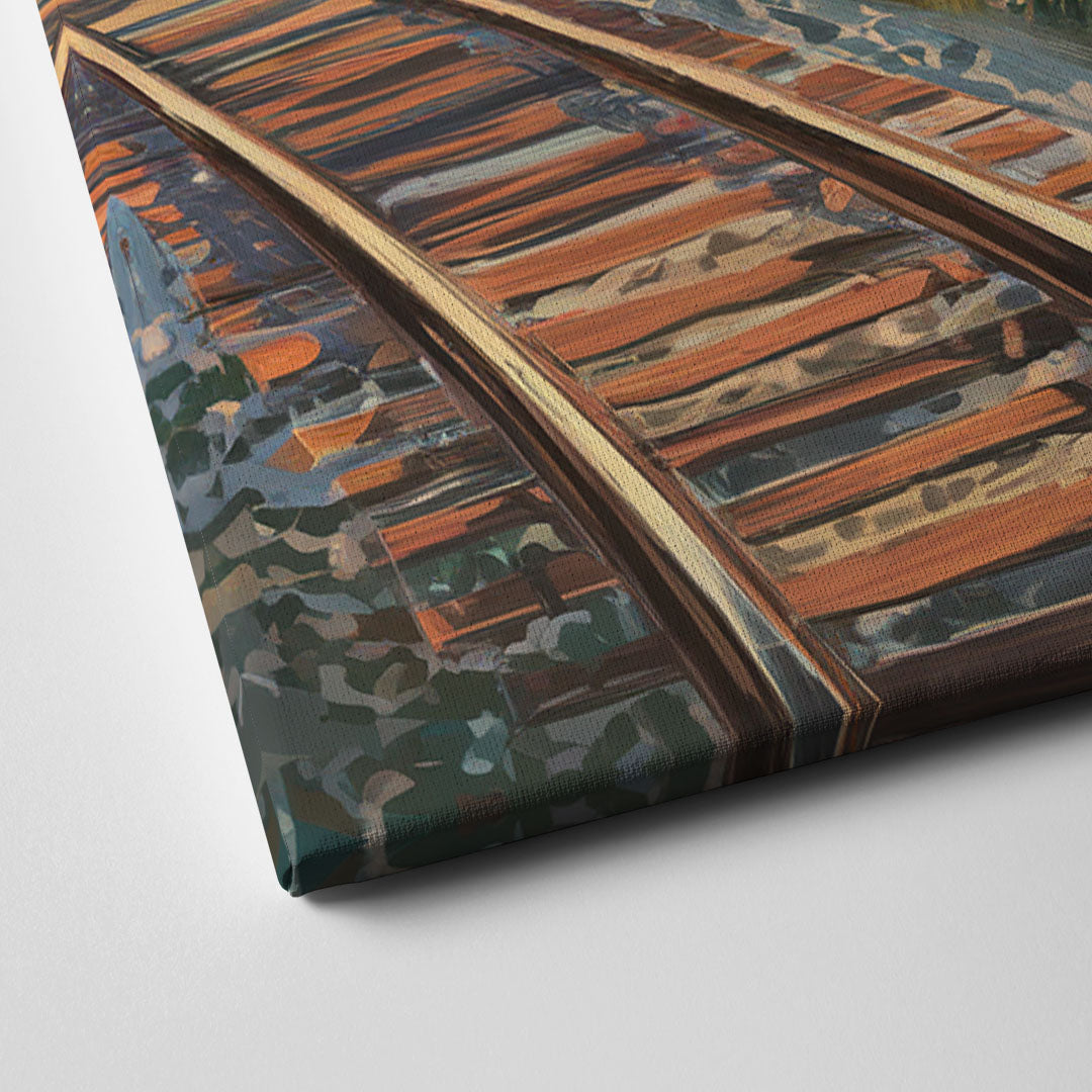 Birmingham Railroad Park Canvas Close Up