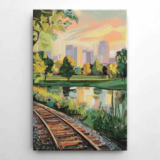 Birmingham Railroad Park - Canvas Wall Art