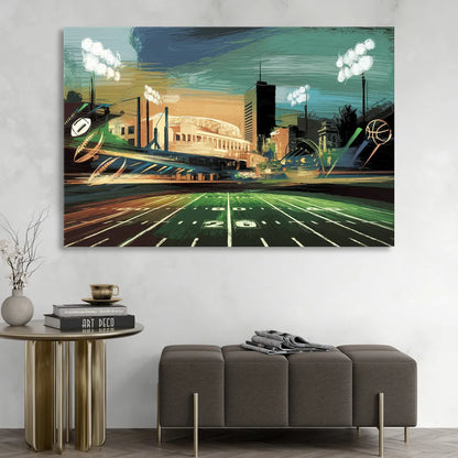 Birmingham Us Sports Teams Tribute Living Room - Canvas Wall Art