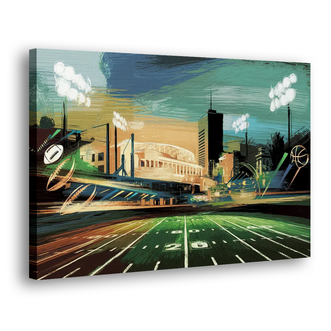 Birmingham Us Sports Teams Tribute Side - Canvas Wall Art