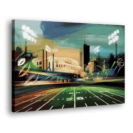 Birmingham Us Sports Teams Tribute Side - Canvas Wall Art