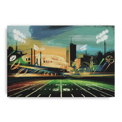 Birmingham Us Sports Teams Tribute Front - Canvas Wall Art