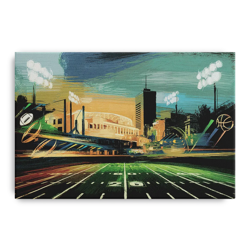 Birmingham Us Sports Teams Tribute Front - Canvas Wall Art