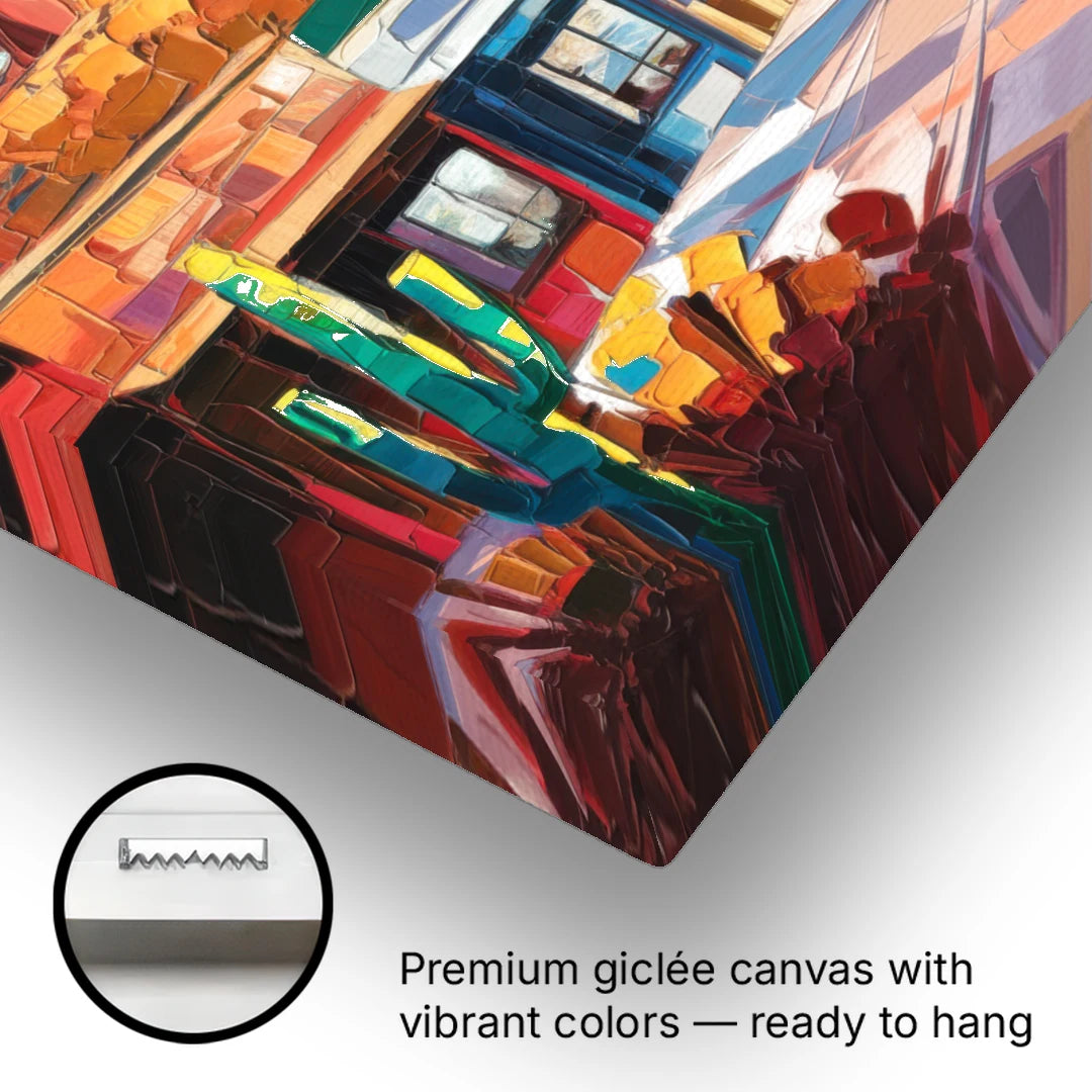 Bisbee Arizona Charm - Canvas Wall Art - Gallery Wrap Corner